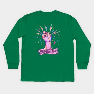 Feminism Kids Long Sleeve T-Shirt